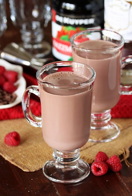 Warm Raspberry Truffle Cocktail In a Mug Image