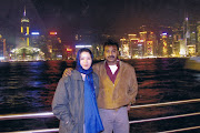 Farreeda and Deen in Hong Kong, Dec 2002