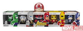 San Diego Comic-Con 2011 Exclusive The Avengers Mini Mighty Muggs Set and Packaging - Hulk, Thor, Giant Man, Iron Man & Captain America
