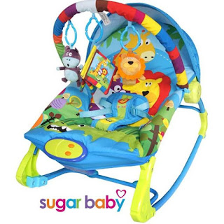 Sugar Baby 10in 1 Premium Rocker Rainbow Forest