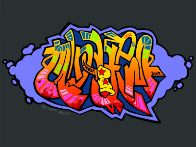 Graffiti Wallpaper on Graffiti Wallpaper Desktop Background Digital Graffiti Alphabet Bubble