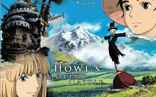 Howl’s moving castle - 10 anime Ghibli hay nhất - toptenhazy.blogspot.com