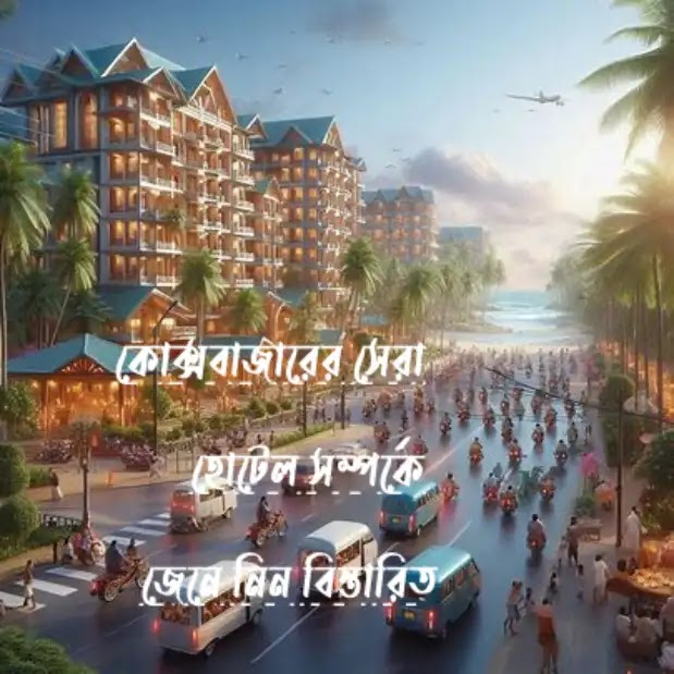 কক্সবাজারের ২৫ টি হোটেল ও রিসোর্টের তথ্য