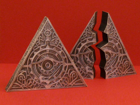 Triangle of Light Paper Model