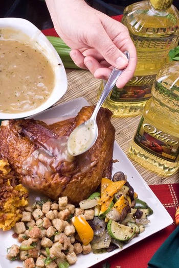 Pavo ahumado al horno