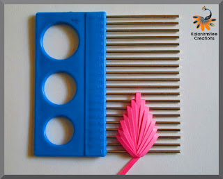 kalanirmitee: paper quilling- quilling ideas- quilled flower-quilled majestic flower- quilled project- quilled comb technique-quilled tutorial- 3D quiiling