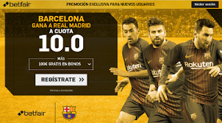 betfair supercuota Barcelona gana a Real Madrid Super Copa España 16 agosto