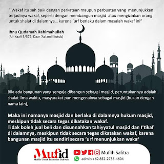 Jual Beli, Tahiyyatul Masjid, dan I'tikaf