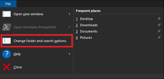 How to remove all history from quick access in windows 10