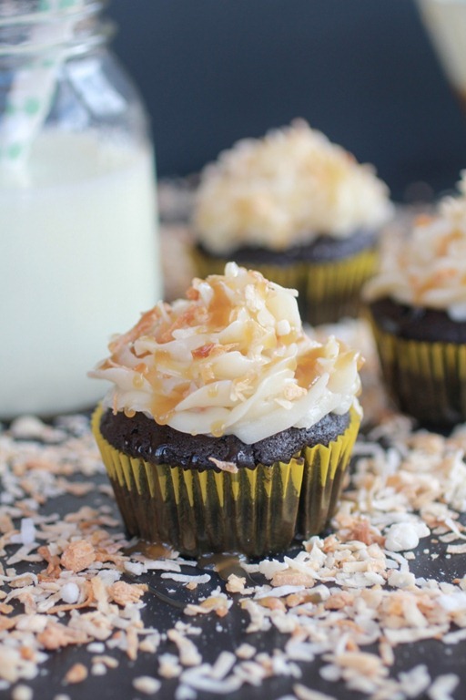 Toasted-Coconut-Caramel-Chocolate-Cupcakes-1