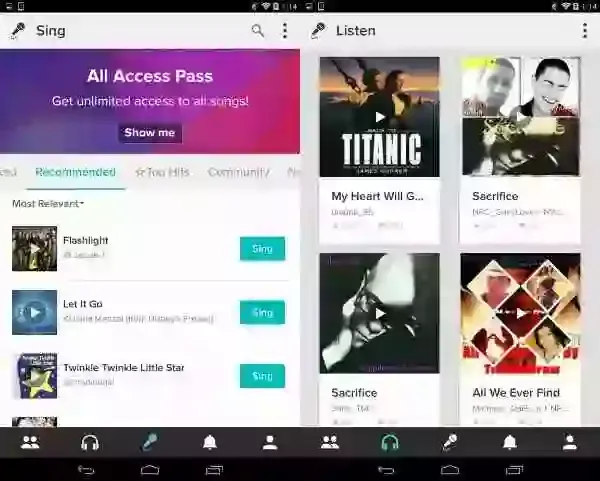 fitur utama smule apk