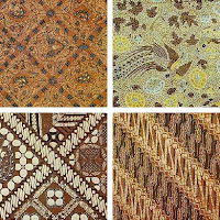 motif batik gambar