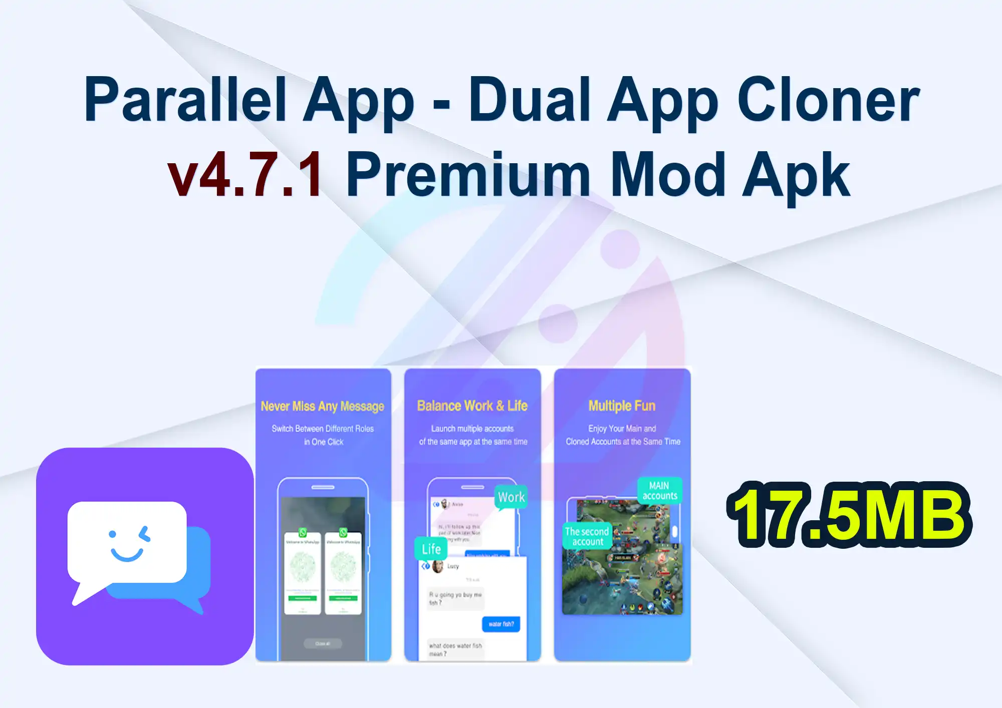 Parallel App - Dual App Cloner v4.7.1 Premium Mod Apk