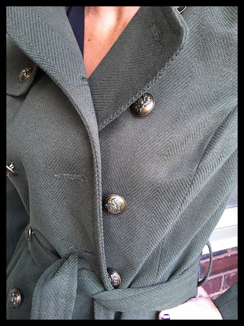 My Midlife Fashion, Sainsburys TU Clothing, Military Coat