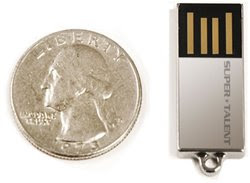 Super Talent - World's Smallest 8GB Flash Drive