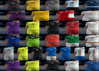 Kits: Argentina, Canada, Czech Republic, Italy, Mexico, Slovakia, Pes 2013