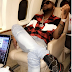 Davido shows off his expensive shoes 