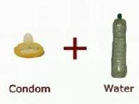 Condom and Water is Fire