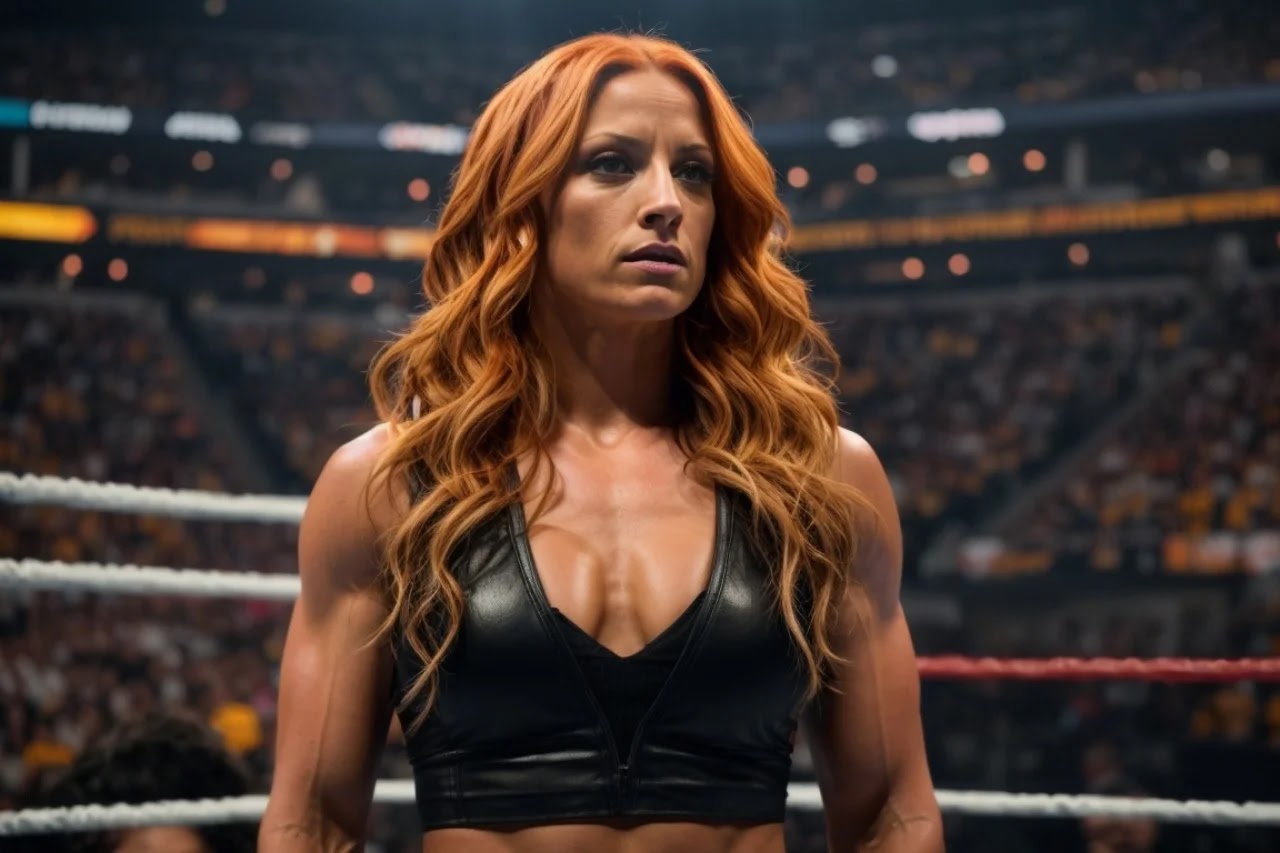 Becky Lynch Triumphs over Trish Stratus in a Cage Clash
