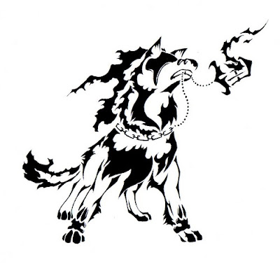 animal tribal tattoos - wolf tribal tattoos 
