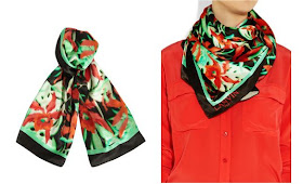 Lanvin scarf, foulard in set Lanvin