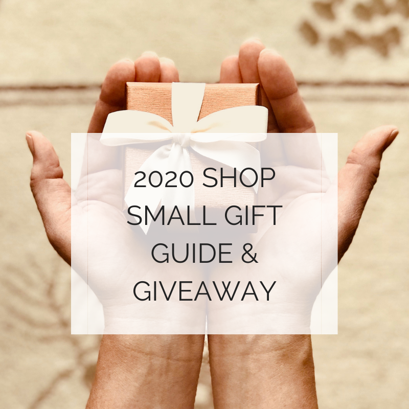 A blog for my mom: Shop Small Gift Guide (and Giveaway!) 2020