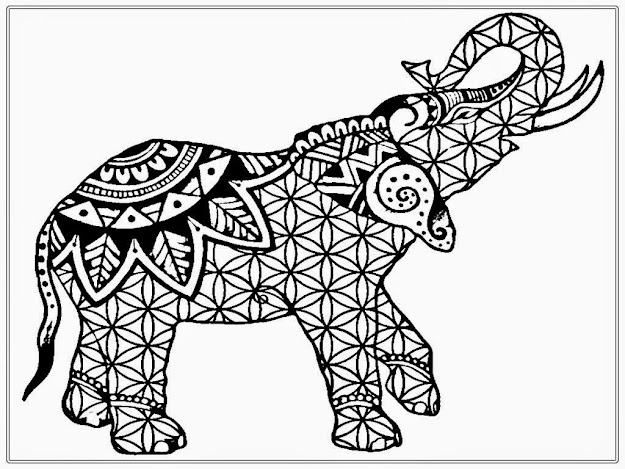 Adult Coloring Pages Free African Elephant Elephants Are The Largest Land  Mammals In The World There Are Two Types Of Elephant Asian And African  Elephant