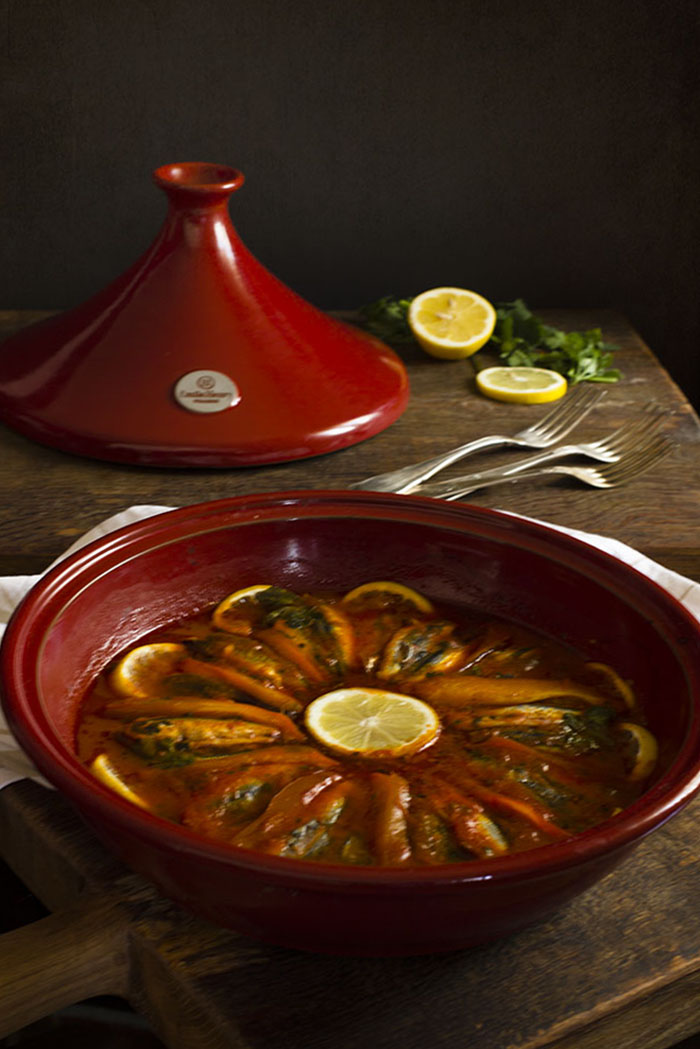 Tajine de boquerones marroquí