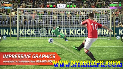 Download Final kick: Online Football Apk v4.4 + Data Mod Unlimited Money