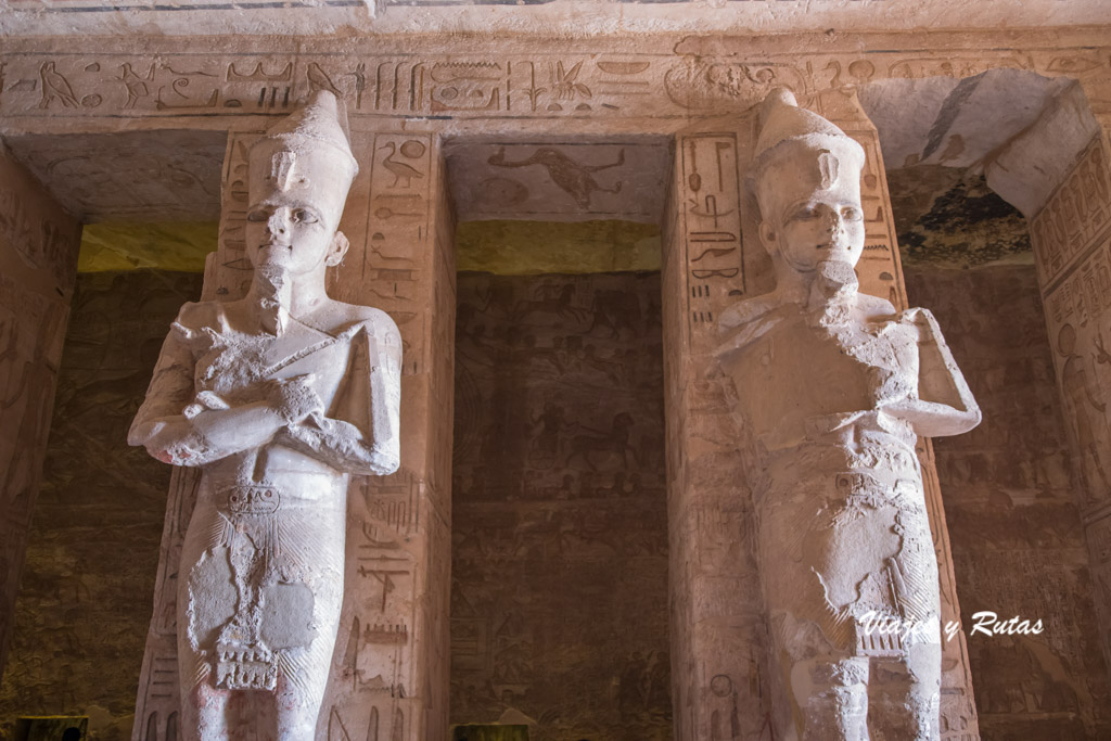 Interior del templo de Ramses II, Abu Simbel