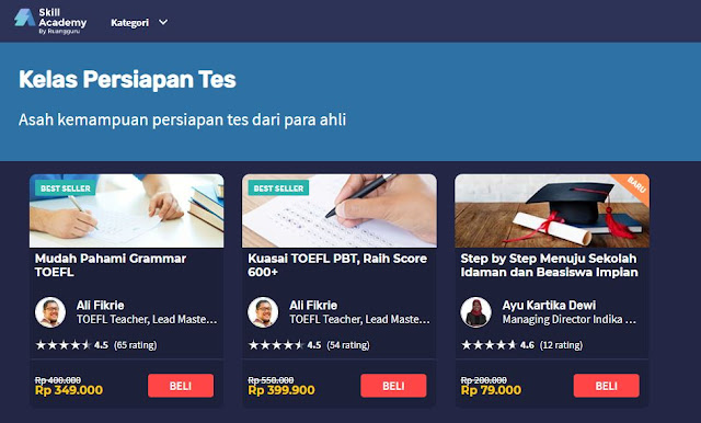 Belajar Online untuk Menaklukan Test TOEFL: Raihlah Score Diatas 600++