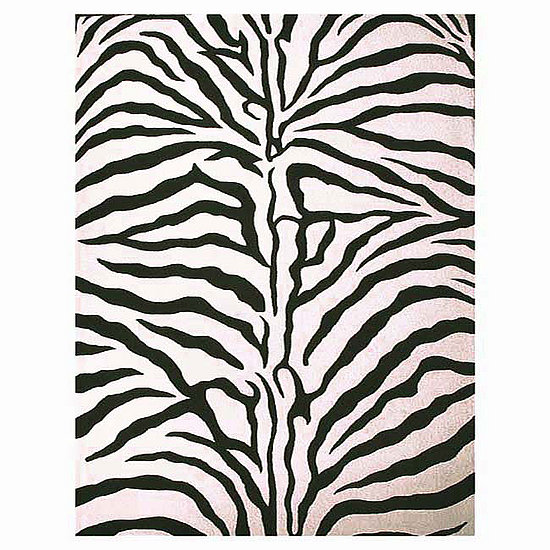  zebra print rug 