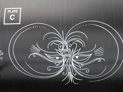 Graffiti Chalk Abstract Monster Design