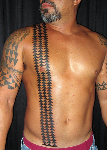 Hawaiian Tribal Animal Tattoo