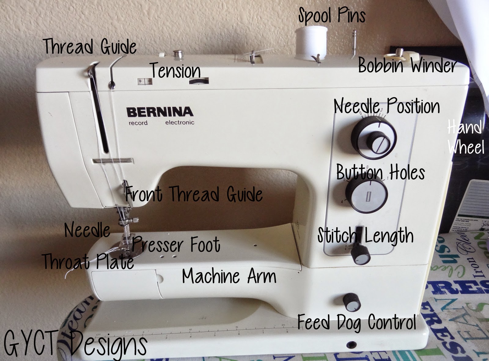 Sewing Machine Parts And Their Functions 