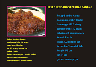 Resep Rendang Sapi Khas Padang Empuk dan Enak ommasakom.net