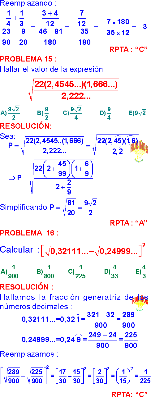 Numeros Decimales Ejercicios Resueltos Pdf