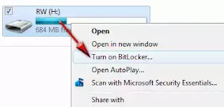 Turn On Bitlocker