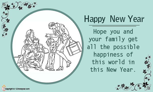 Happy New Year Greeting Cards