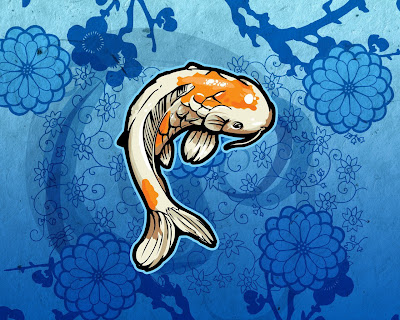 Fish Abstract Standard Resolution Wallpaper