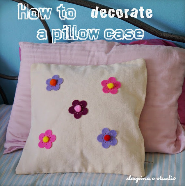 How to decorate a pillow case