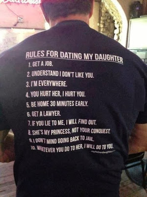 Reglas para tener una cita con mi hija