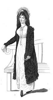 Dress for the fashionable promenades   from La Belle Assemblée (Feb 1812)