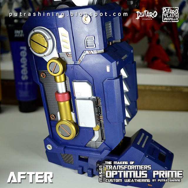 The Making Of Transformers Optimus Prime | MAS-01 Mega Action Series 18" | Customize Weathering by Putra Shining