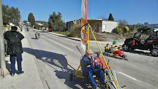 Tradicionalna utrka karića s kotačima od čeličnih kugličnih ležajeva, održana u Puli 17.02.2019.