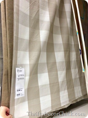 gingham check fabric