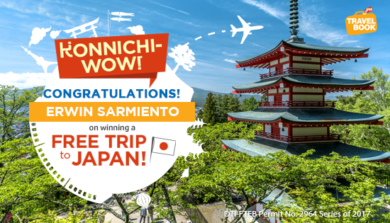 TravelBook.ph announces first Trip to Japan winner