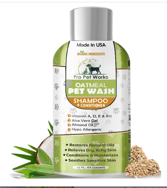Pro Pet Works Oatmeal Dog Shampoo & Conditioner