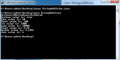 String Addition-javaform