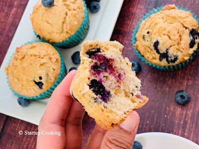 blueberry walnut muffin